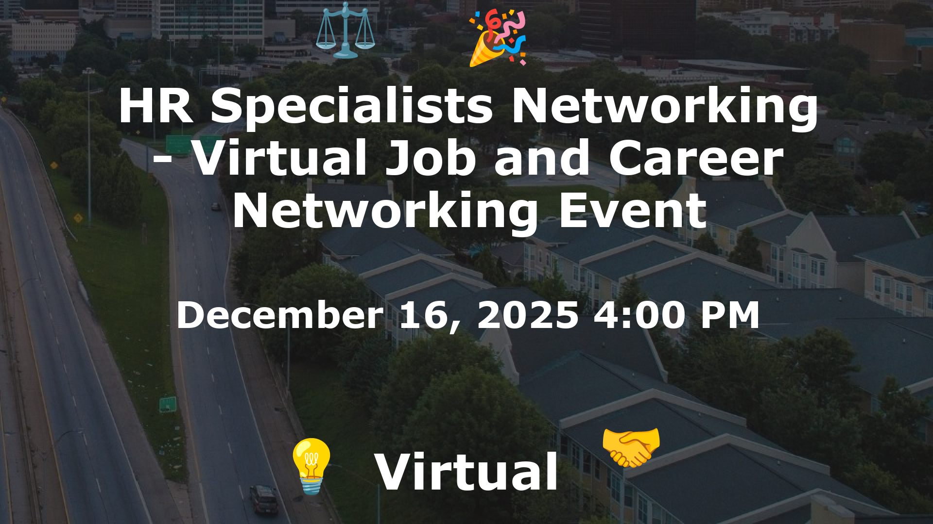 HR Specialists Networking - Virtual Job and Career Networking Event event image